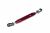 Rear Lower Tie Bar for Nissan 240SX (S13) 89-94 - Red - MR-SB-NS13RL-R