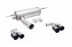 Supremo Exhaust System for BMW 2-Series (F87) - Black Chrome Tips - MR-ABE-BF87-BC