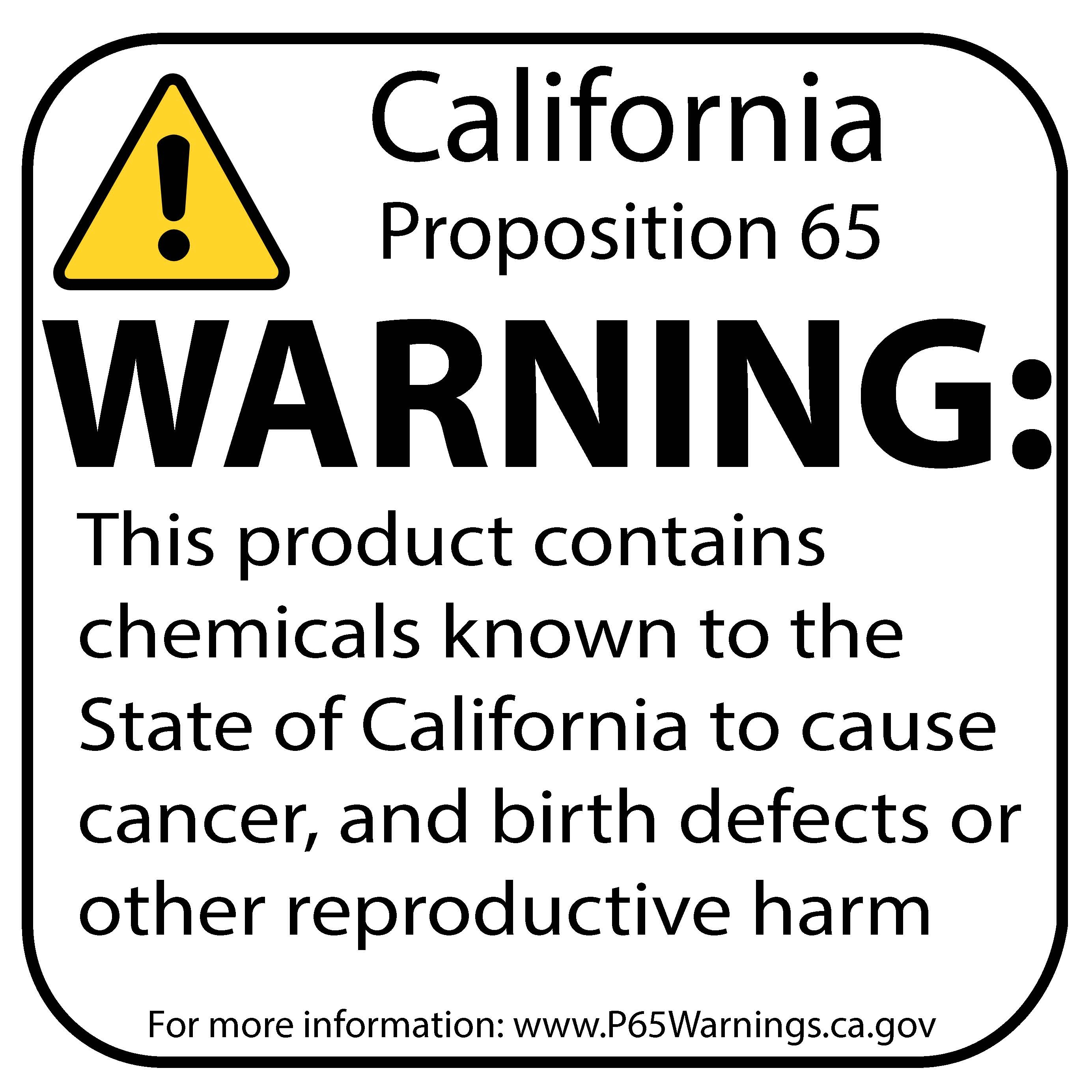 California Proposition 65 Warning lightningmotorsports