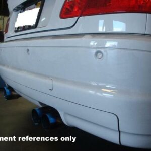 Supremo Exhaust System for BMW E46 M3 01-06 - Burnt Roll Tips - MR-ABE-BE46M30E-VO
