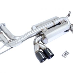 Supremo Exhaust System for BMW E46 M3 01-06 - Black Chrome Rolled Tips