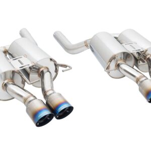 Supremo Exhaust System for BMW E60 M5 05-10 - Blue Titanium Tips - MR-ABE-BE60M5-BT-R-L + MIDPIPE-BE60M5