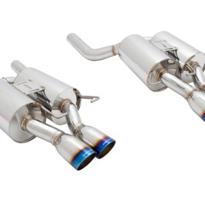 Supremo Exhaust System for BMW E60 M5 05-10 - Burnt Rolled Tips - MR-ABE-BE60M5-VO-R+L + MIDPIPE-BE60M5