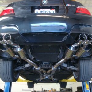 Supremo Exhaust System for BMW E60 M5 05-10 - Burnt Rolled Tips - MR-ABE-BE60M5-VO-R+L + MIDPIPE-BE60M5