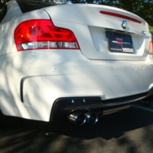 Supremo Exhaust System for BMW E82 1M 2011+ - Burnt Rolled Tips - MR-ABE-BE821M-VO + MIDPIPE-BE821M