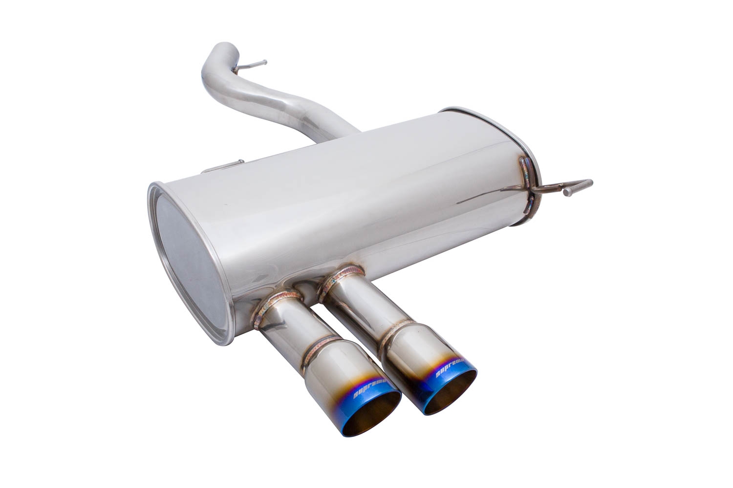 Supremo Exhaust System for BMW E90/92 328i/328ix 07-11 - Burnt Rolled Tips - MR-ABE-BE9092-VO