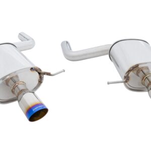 Supremo Exhaust System for BMW F10 5-Series 2011+ - Single Burnt Rolled Tip - MR-ABE-BF10-VO-RR+RL