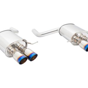 Supremo Exhaust System for BMW F10 2011+ (535i w/ M-Sport Bumper) - Burnt Rolled Tips - MR-ABE-BF10V2-VO-RR+RL