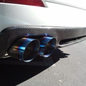 Supremo Exhaust System for BMW F10 2011+ (535i w/ M-Sport Bumper) - Burnt Rolled Tips - MR-ABE-BF10V2-VO-RR+RL