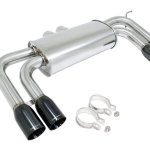 Supremo Exhaust System for BMW X5M 10-13 / X6M 10-14 (Excludes Regular X5) - Black Chrome Rolled Tips