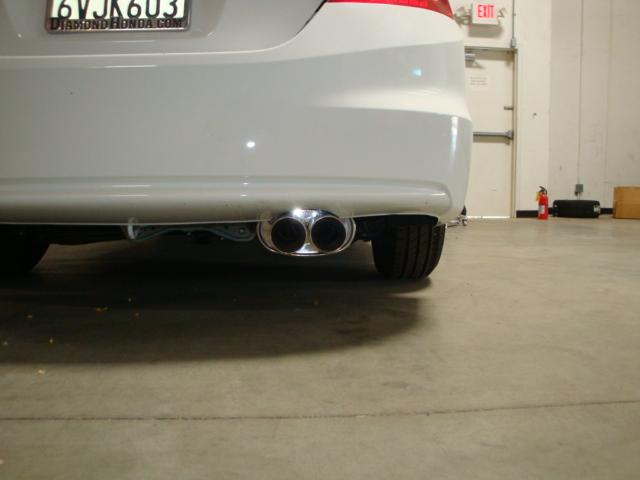 Honda Civic 12-13 (Excludes Si, Coupe Only) - Stainless Rolled Tips - OE-RS - MR-ABE-HC12T2-SRT