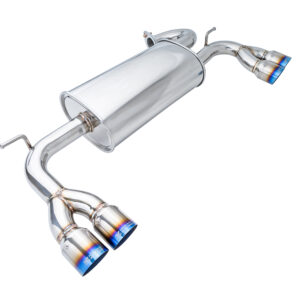 Axle Back for Hyundai Genesis Coupe (2.0 Turbo/V6) 10-12 - Blue Titanium Tips