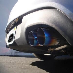 Hyundai Genesis Coupe 2009-2012 (2.0 Turbo/V6) - Blue Titanium Tips - Axle Back - MR-ABE-HG09-32692