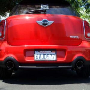 Mini Countryman R60 2011+ - Stainless Rolled Tips - Axle Back - MR-ABE-MCC11-SRT