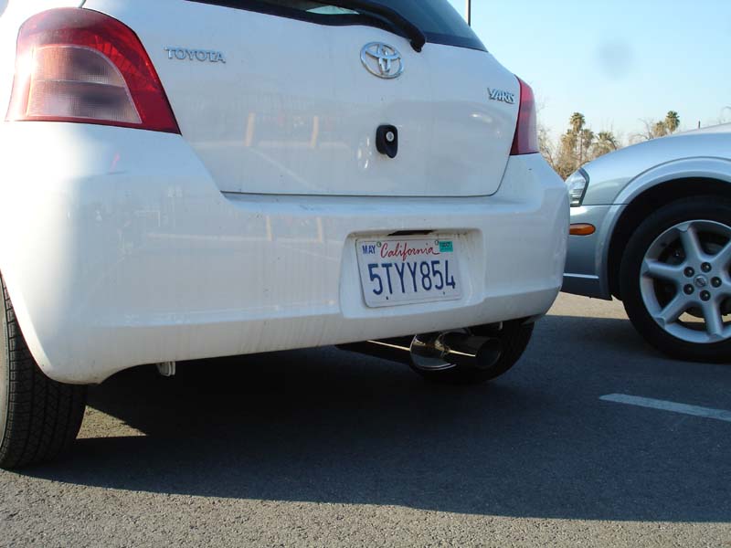 Toyota Yaris (3-Door) 06-11 - Axle Back - MR-ABE-TY07-32791