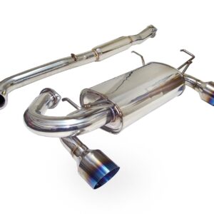 Nissan 350Z / Infiniti G35 02-07 - Blue Titanium Tips - OE-RS - MR-CBS-350-BT + G35 EXTENDED PIPE-0