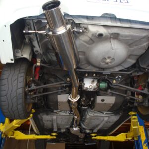 turbo type exhaust system for subaru impreza wrx 02-07