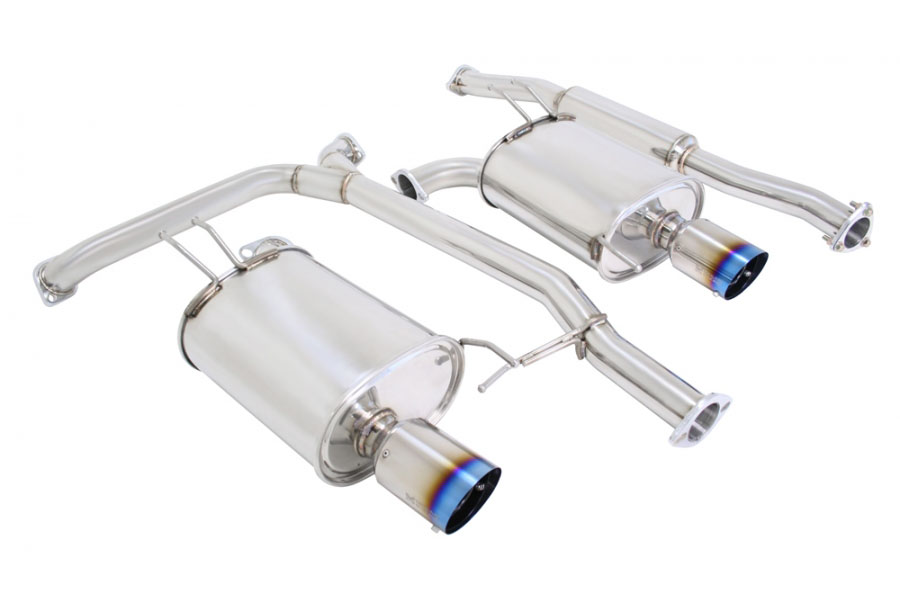 OE-RS Exhaust System for Acura TSX 04-08 - Blue Titanium Tips - Rear Section