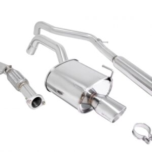 OE-RS Exhaust System for Fiat 500 2012+ - Stainless Rolled Tip (Excludes Abarth and Turbo model)
