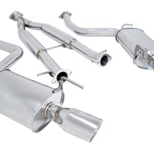 Infiniti G35 07-08 / G37 Sedan 09-13 - Stainless Rolled Tips - OE-RS - MR-CBS-IG094D-SRT-RR+RL+M