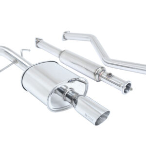 OE-RS Exhaust System for Mitsubishi Lancer 02-06 - Stainless Rolled Tip