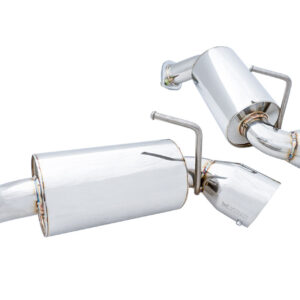 Nissan 370Z 2009+ - Stainless Rolled Tips - Drift Spec - MR-CBS-N7Z09-DS-R+M