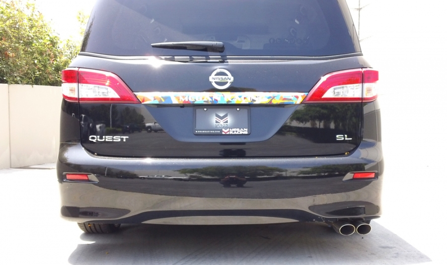 Nissan Quest 2011+ - Stainless Rolled Tips - Type 2 - MR-CBS-NQ12-SRT-33308