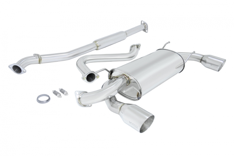 Scion FR-S 13-16 / Subaru BRZ 2013+ / Toyota 86 2017 - Stainless Steel Tip - OE-RS - MR-CBS-SFR12-SRT-R+M