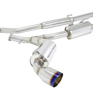 NA Type Exhaust System for Scion FR-S / Subaru BRZ 2013+ - Burnt Rolled Tips - Rear Section