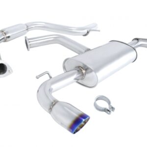 OE-RS Exhaust System for Volkswagen Golf GTI (MK6) 10-13 - Burnt Rolled Tips