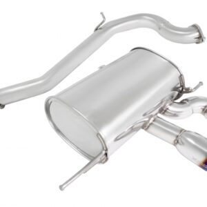 Turbo Type Exhaust System for Volkswagen Golf R 2.0 Turbo 12-13 - Burnt Rolled Tips