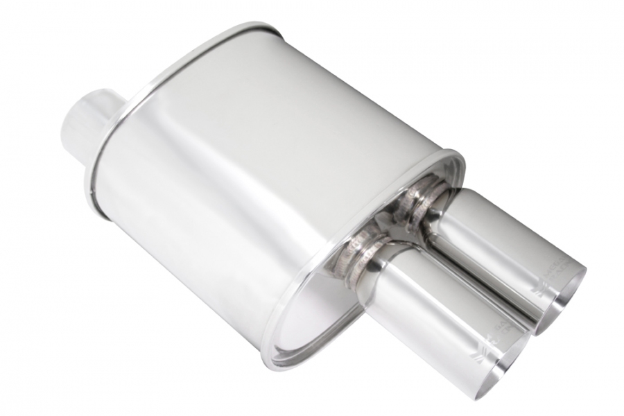 Universal Exhaust F-RT Turbo Dual Tip Muffler
