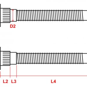 Extended Wheel Studs for Mitsubishi EVO8/9 03-07 - 20pcs