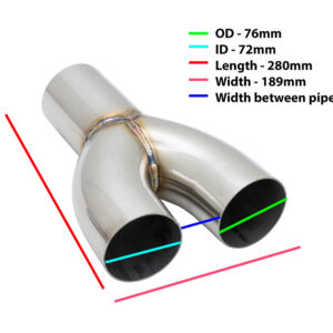 Megan Y Tube 76mm (3")-0