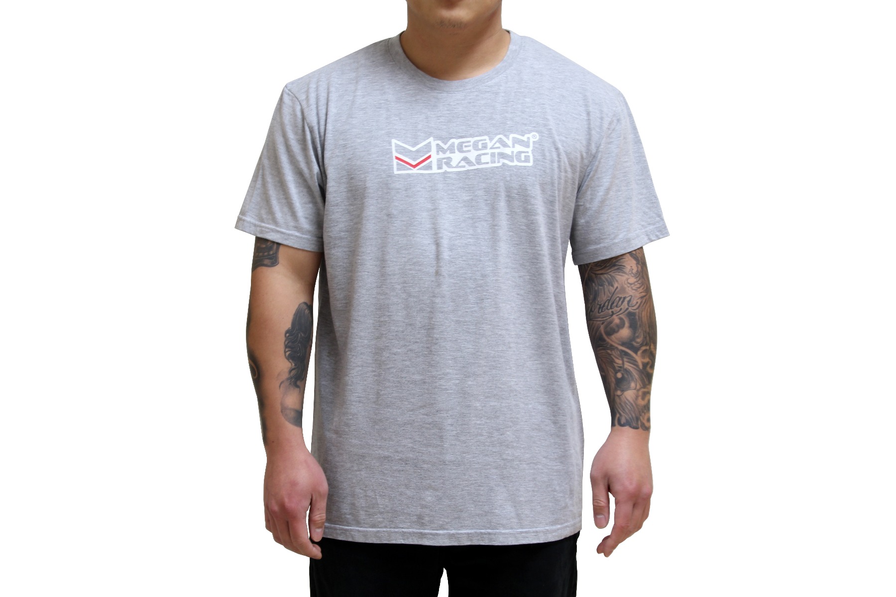 Megan Racing Logo T-Shirt- Grey-253234