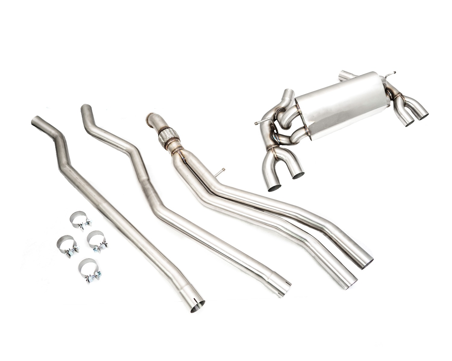BMW M2 16-19 (N55 Only) Supremo Cat-Back Exhaust System - LW-CBS-BF87-V2-R+M-0