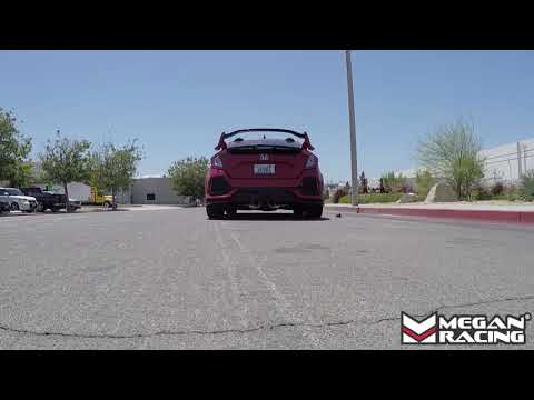 Honda Civic Type-R (FK8) 2017+ Cat-Back Exhaust System (Burnt Tips) - MR-CBS-HC17R-BT-254054