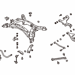 Rear Knuckle Bushings for Infiniti G35 03-06 - MRS-NS-0306-255827