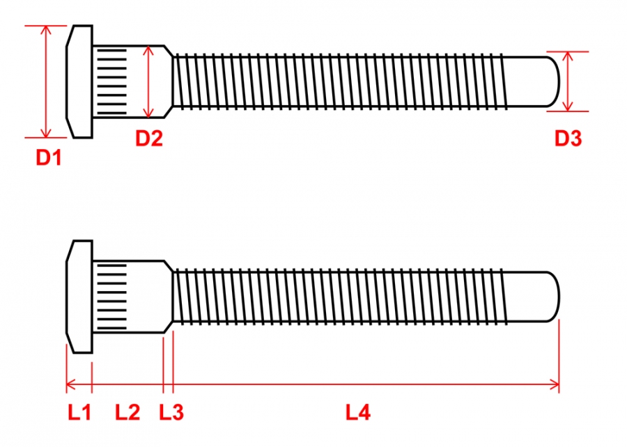 Extended Wheel Studs for Acura Integra 90-01 - 16pcs - MRS-HA-0390-254129