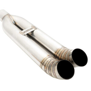 Universal Dual 3" VIP Exhaust Tip "Blast Pipe" Style (weld-on) - Turn Down - Stainless Tips - LW-UT-FD-D3-254690