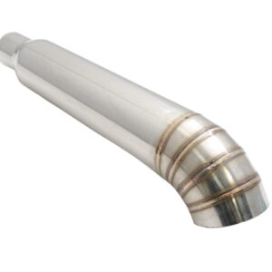 Universal 3" to 4" VIP Exhaust Tips "Blast Pipes" Style - Single - Turn Down - Stainless Tip - MR-UT-FD-S4-0