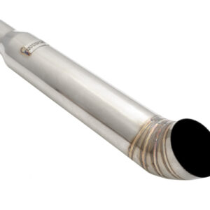 Universal 3" to 4" VIP Exhaust Tips "Blast Pipes" Style - Single - Turn Down - Stainless Tip - MR-UT-FD-S4-254687