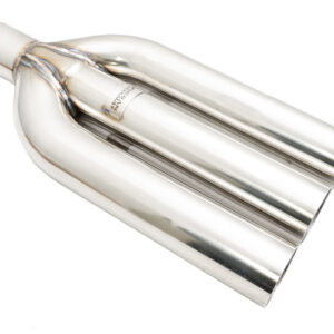 Universal Triple 3" VIP Exhaust Tip "Blast Pipe" Style (weld-on) - Straight Cut - Stainless Tips - MR-UT-TR3-254693