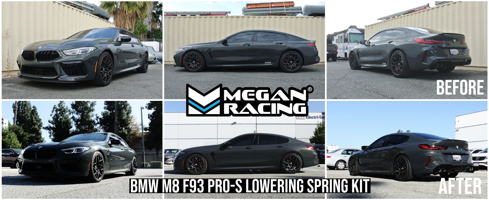 BMW M8 2020+ (F92 / F93) Pro-S Adjustable Lowering Spring System - MR-HLK-BF90M5-255288