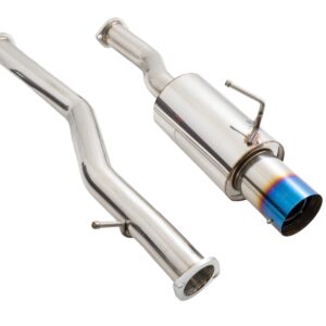 Infiniti G37 08-13 / Q60 14-15 (Coupe, RWD) Single Exit Exhaust System - Blue Tip - MR-CBS-N7Z-DS-BT + MR-XT-1610-0