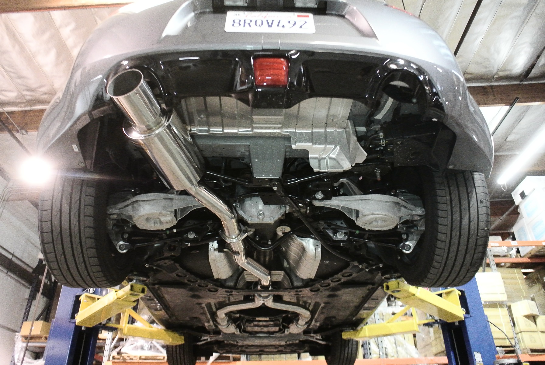 Infiniti G37 08-13 / Q60 14-15 (Coupe, RWD) Single Exit Exhaust System - Stainless Tip - MR-CBS-N7Z-DS + MR-XT-1610-255110
