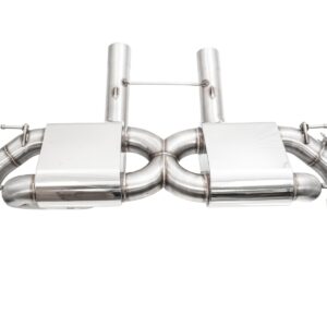 Toyota Supra 19+ OE Type Dual Exit Exhaust System W/ Burnt Blue Tips (3.0L 6-Cyl) - MR-CBS-TS20-OE-R-BT+M-0