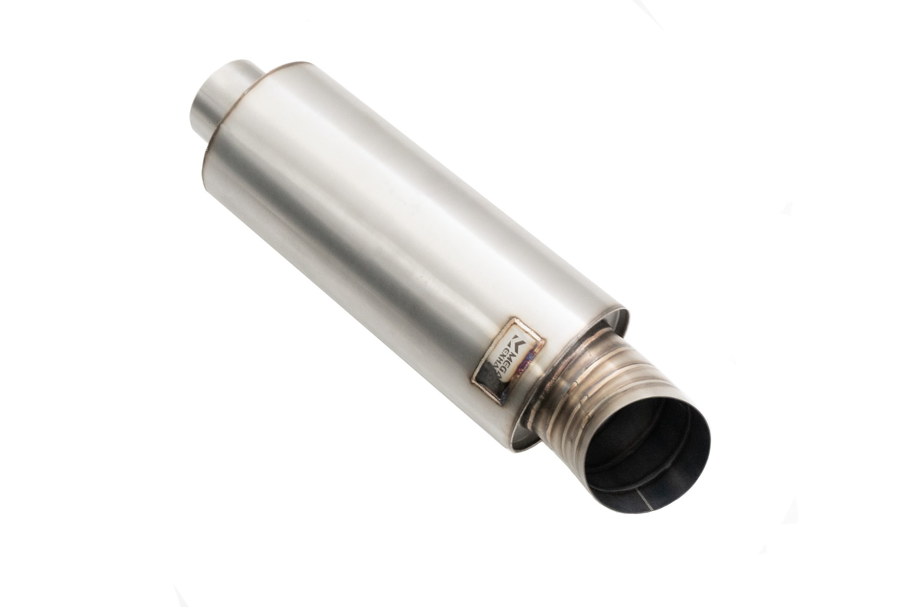 Universal Turndown Exhaust Muffler 2.5″ – LWT-MU-FD2.5 – Megan Racing