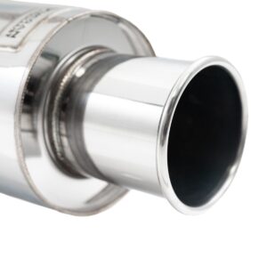 Universal Exhaust Muffler Rolled Tip 3" - MR-MU-SP3-255682